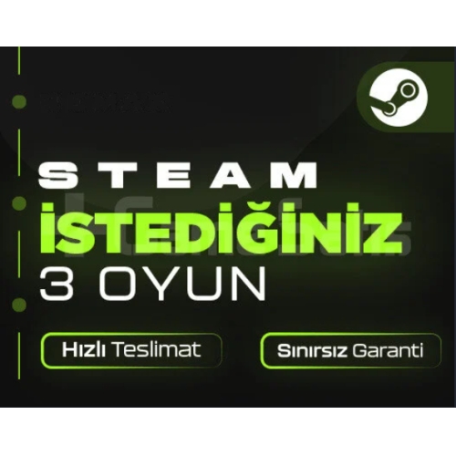  İstediğiniz 3 oyun